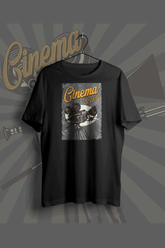 Retro Cinema Scope T-Shirt