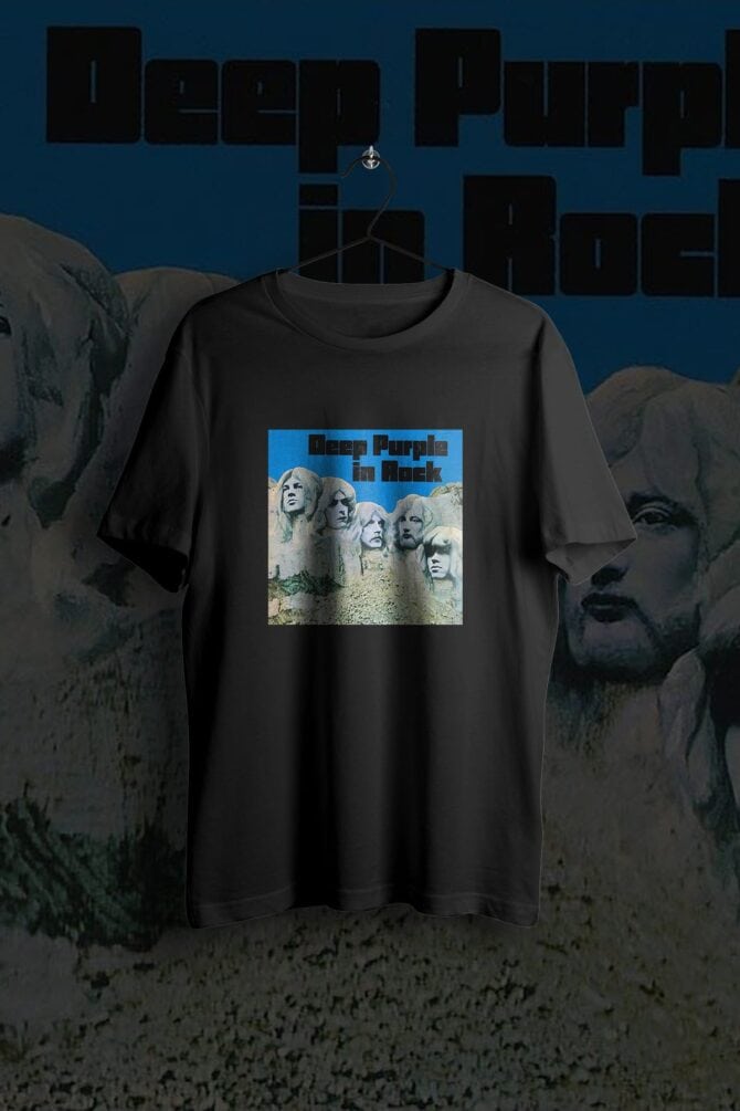 Deep Purple In Rock Unisex Baskılı Tişört