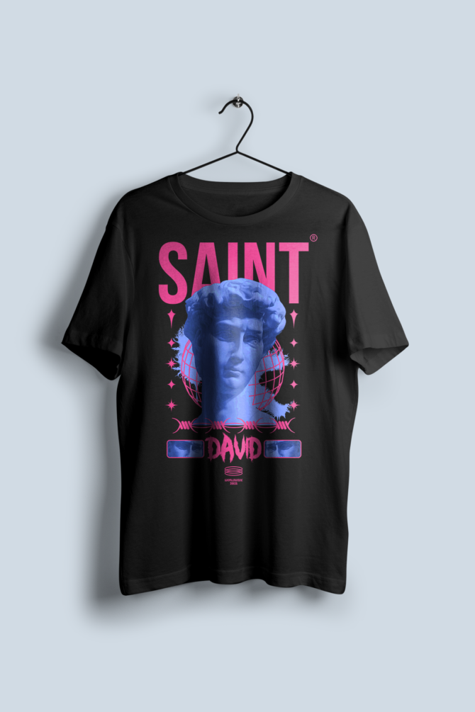 Saint David Unisex Baskılı Tişört