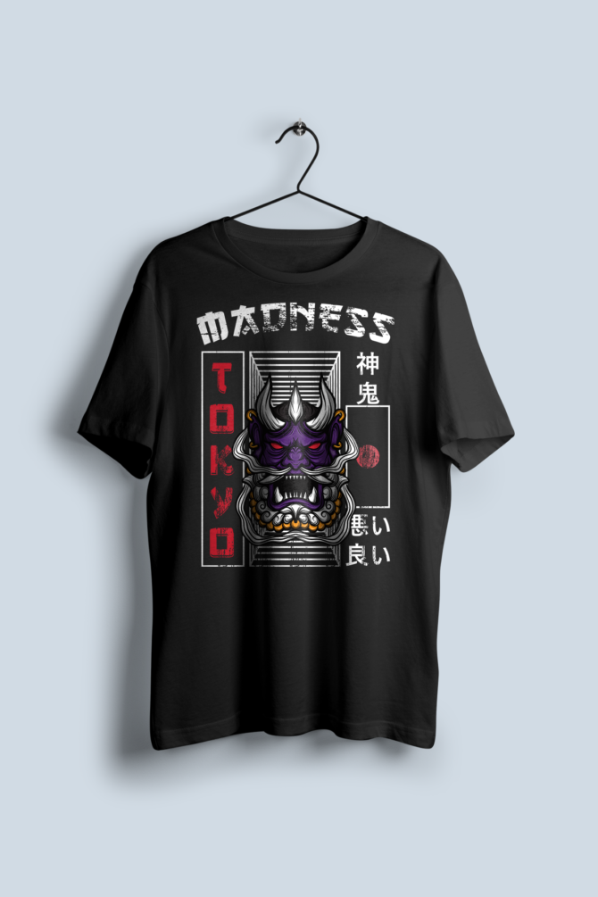 Madness Unisex Baskılı Tişört