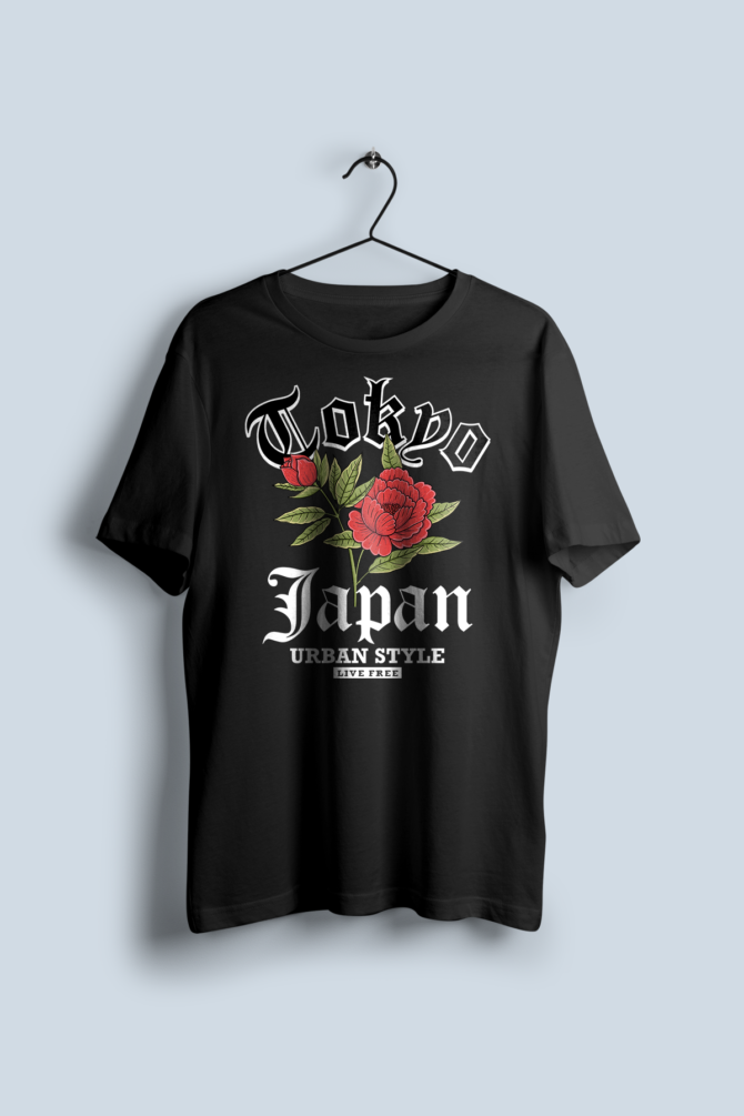 Tokyo Japan Unisex Baskılı Tişört
