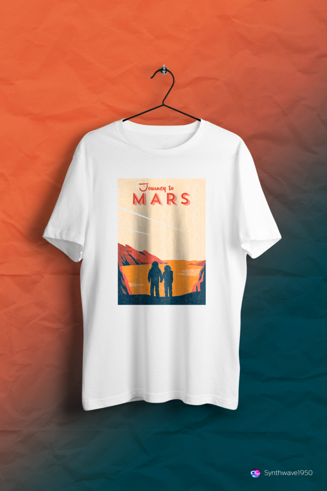 NASA retro space Mars travel